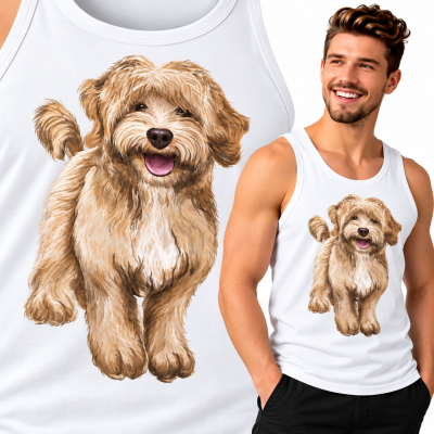 TANK TOP ZWIERZĘTA  CAVAPOO